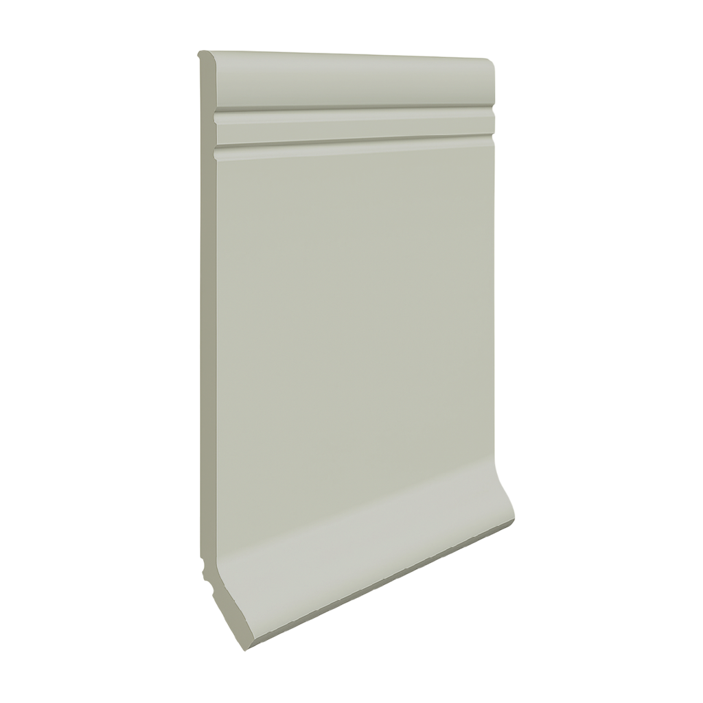 Roppe Pinnacle Plus Wall Base Sketch #30 Iceberg 4" x 120' Roll by 1/8" Cove (with Toe)