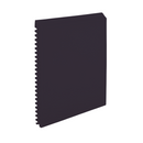 Roppe Pinnacle Plus Wall Base Vertical #65 Black 4 5/8