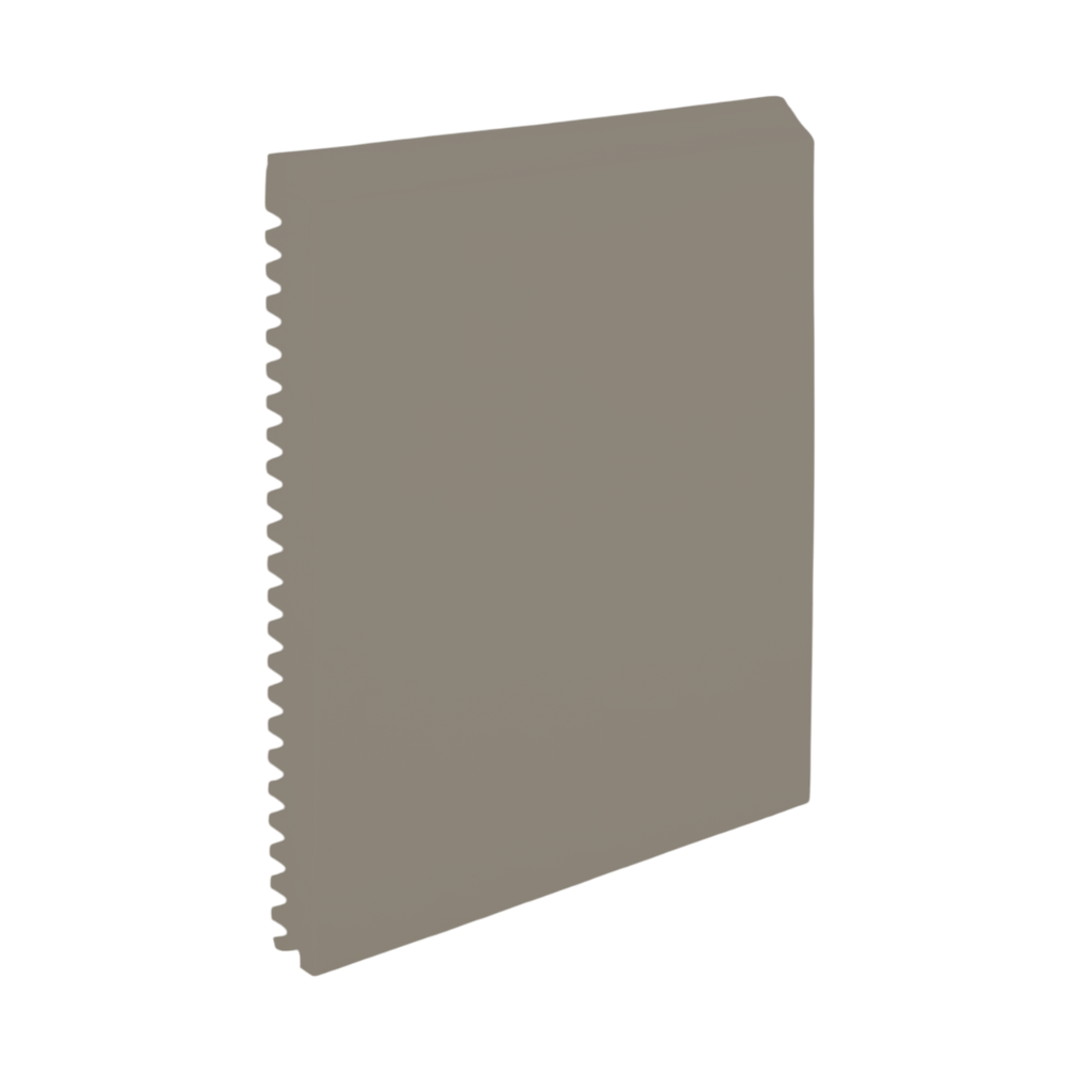 Roppe Pinnacle Plus Wall Base Vertical #65 Lunar Dust 4 5/8" x 8' Pieces by 3/8" (48 ft./box) Straight (Toeless)