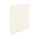 Roppe Pinnacle Plus Wall Base Vertical #65 Snow 4 5/8