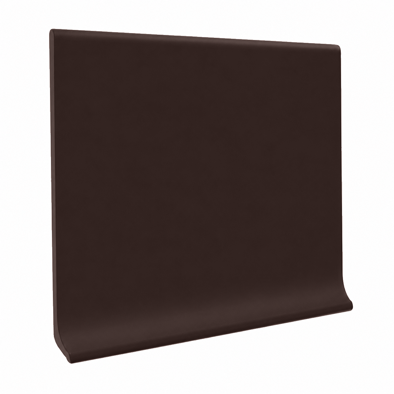 Roppe Pinnacle Series Rubber Wall Base Brown 3" x 120' Roll by 1/8" Cove (with Toe) (120 LF / Box)