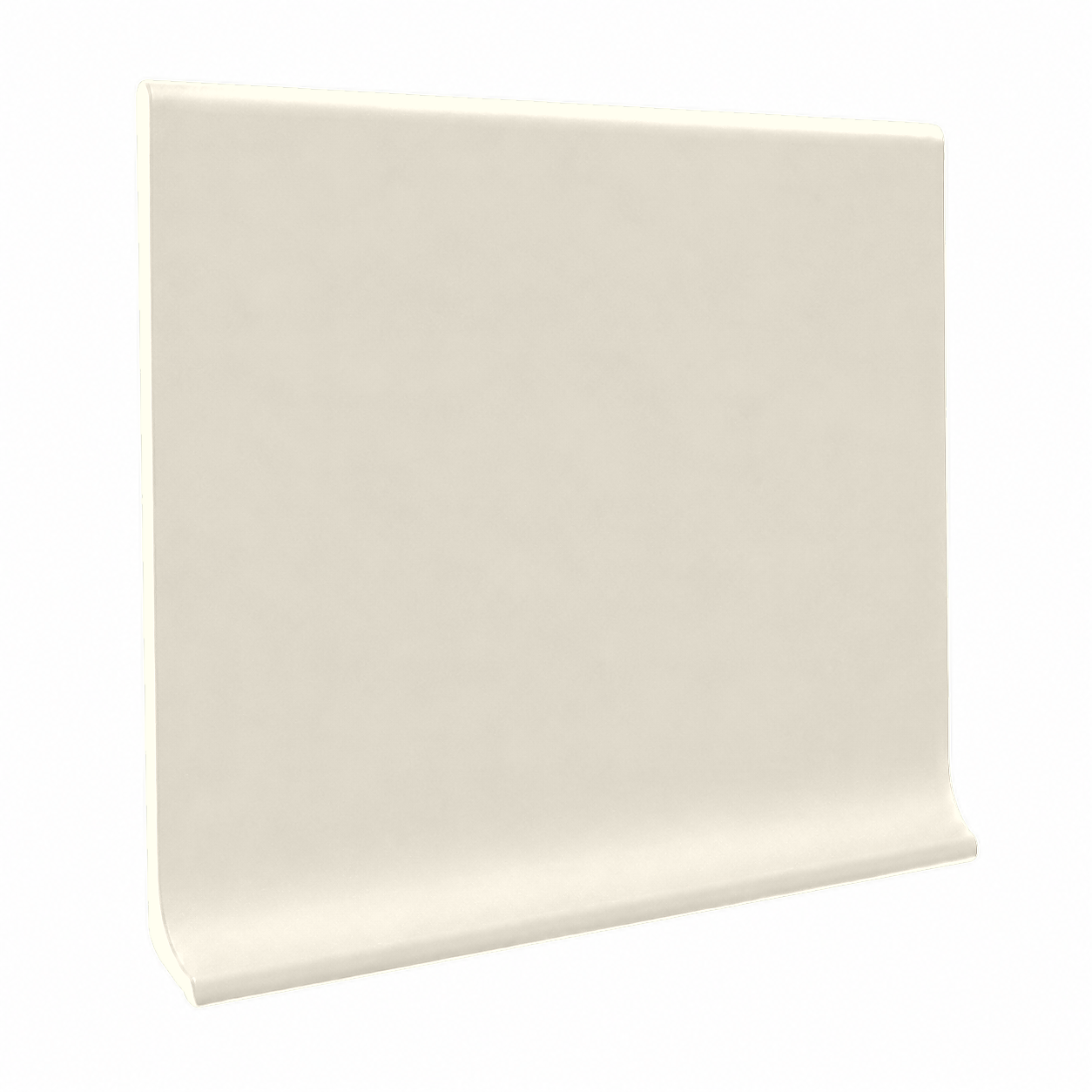 Roppe Pinnacle Series Rubber Wall Base Parchment 3" x 120' Roll by 1/8" Cove (with Toe) (120 LF / Box)