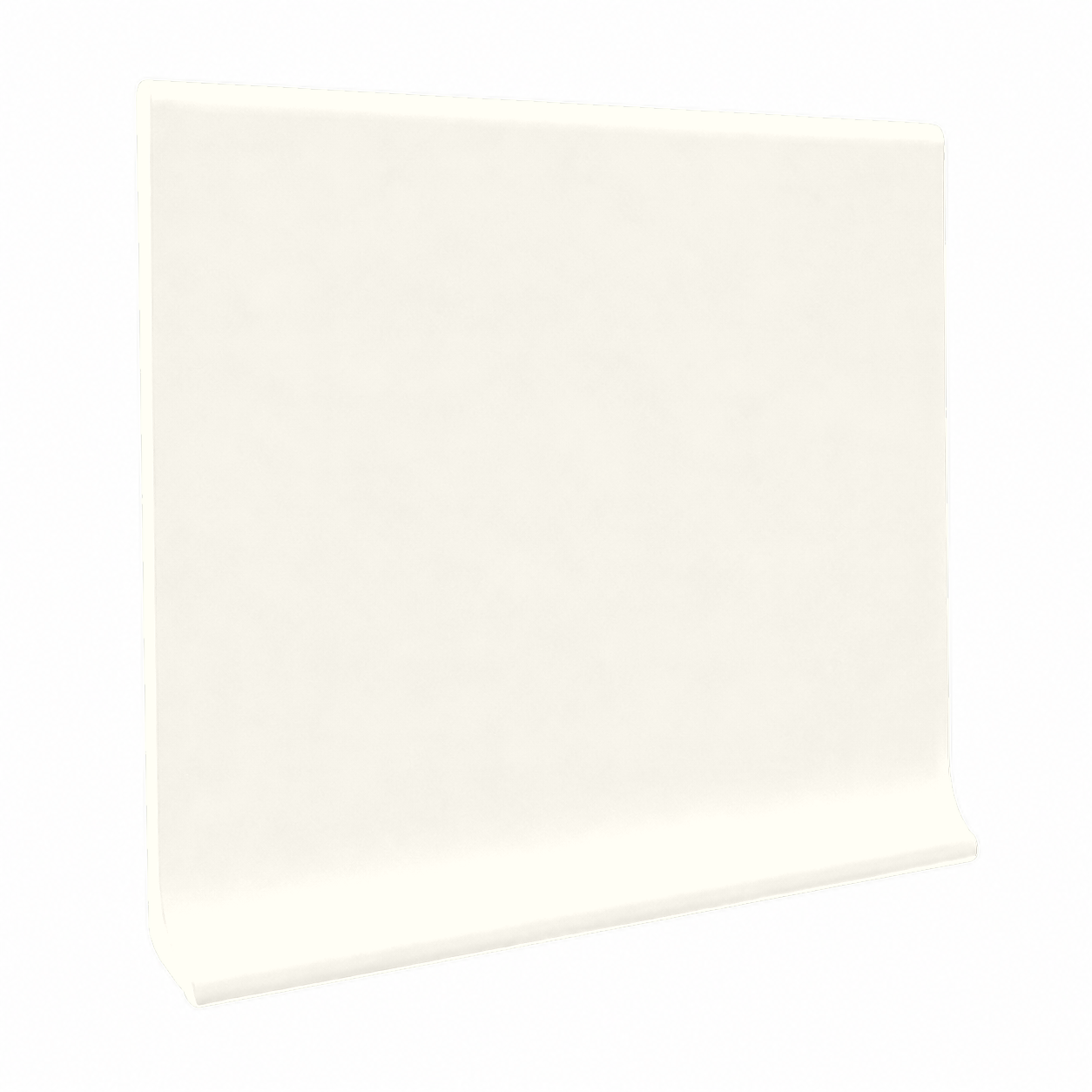 Roppe Pinnacle Series Rubber Wall Base Snow 3" x 120' Roll by 1/8" Cove (with Toe) (120 LF / Box)
