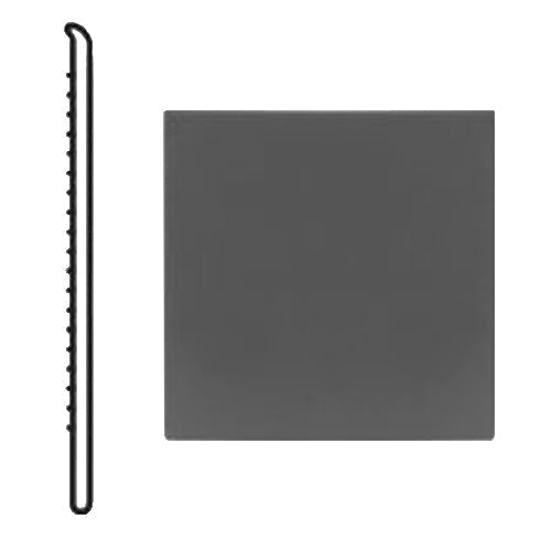Roppe Ready Base 110 Brown 4" x 4' Pieces (30 Pcs. / Box) by .080" Straight (Toeless)