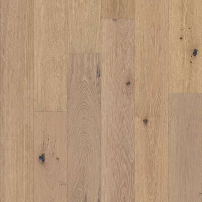 Shaw Castlewood Oak SW485-01111 Nobility 7.48" x Random Lengths up to 74.8" Engineered Wire Brushed White Oak Hardwood Flooring (31.09 Sf/Box)