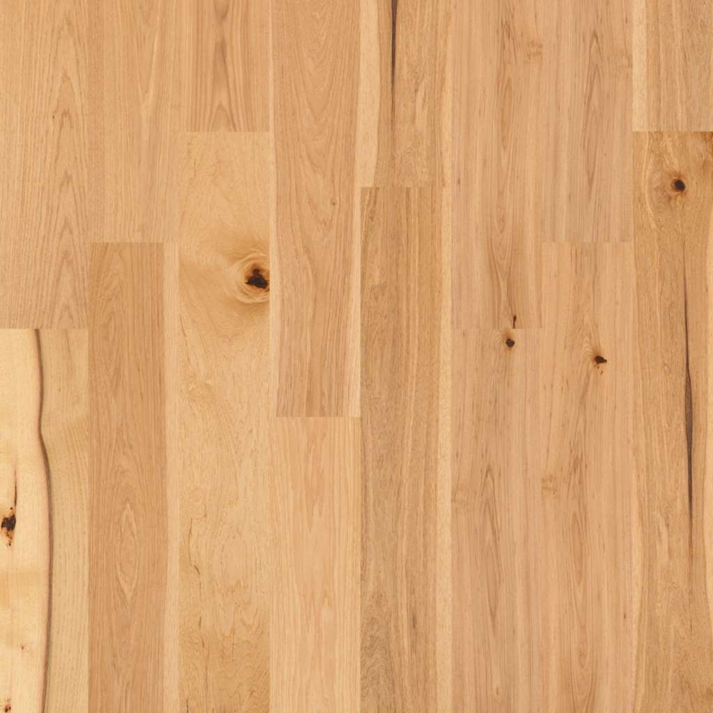 Shaw Castlewood Hickory Sw486-00993 Coat Of Arms Engineered Wire Brushed Hickory Hardwood Flooring (Partial Piece - Sample)