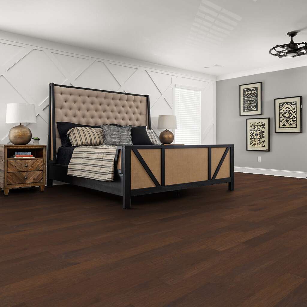 Shaw Sequoia Hickory 5 SW539-07002 Canyon 5" x Random Lengths up to 58.5" Engineered Scraped Hickory Hardwood Flooring (23.66 Sf/Box)