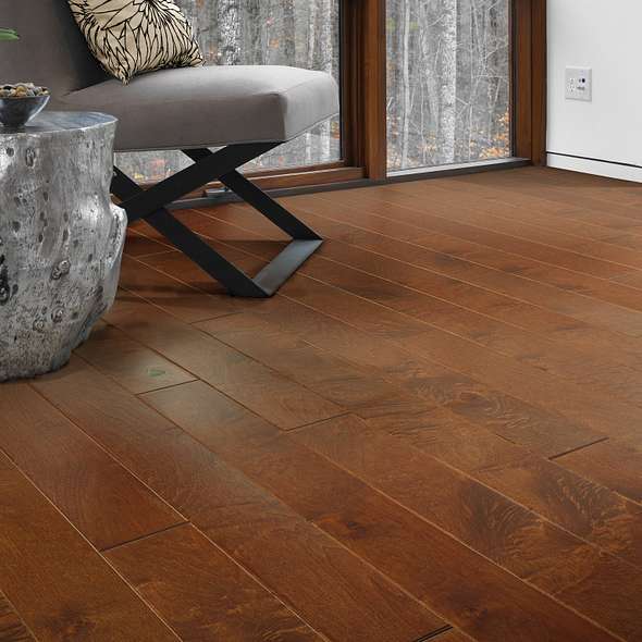 Shaw Ocala SW590-00627 Burnside 5" x Random Lengths up to 58.5" Engineered Smooth Maple Hardwood Flooring (23.66 SF/Box)