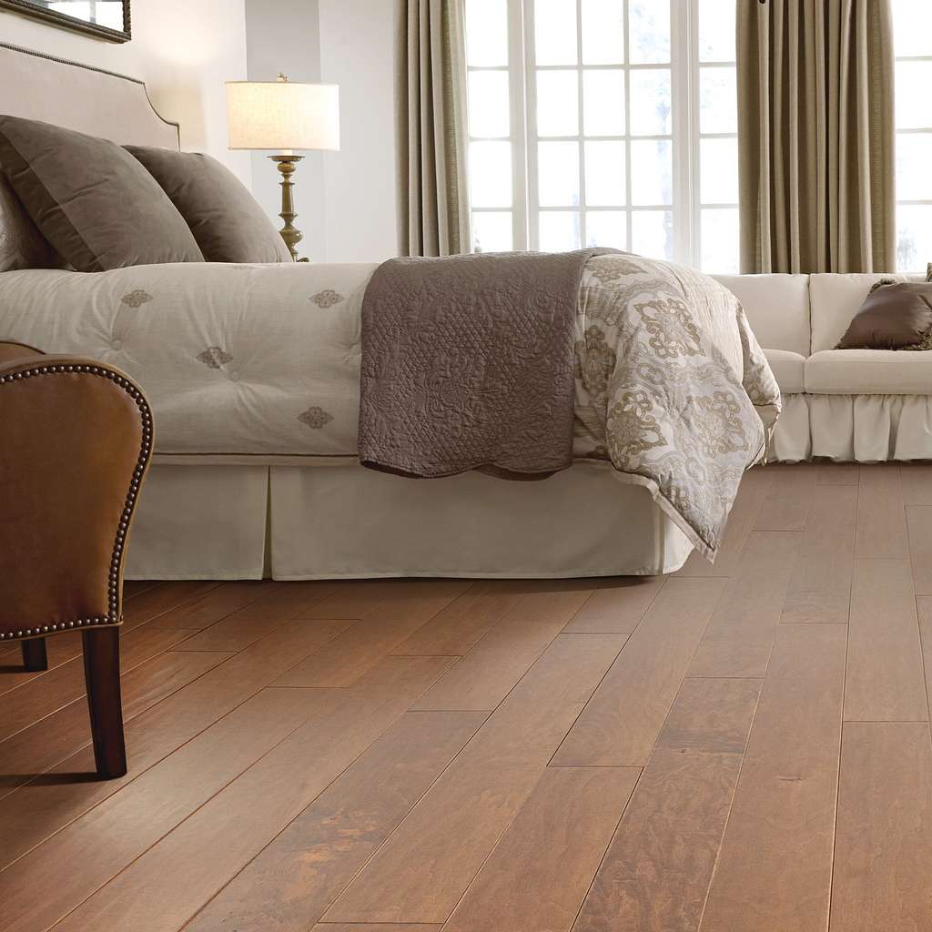Shaw Coral Springs SW591-00460 Surfside 5" x Random Lengths up to 58.5"  Engineered Scraped Maple Hardwood Flooring (23.66 Sf/Box)