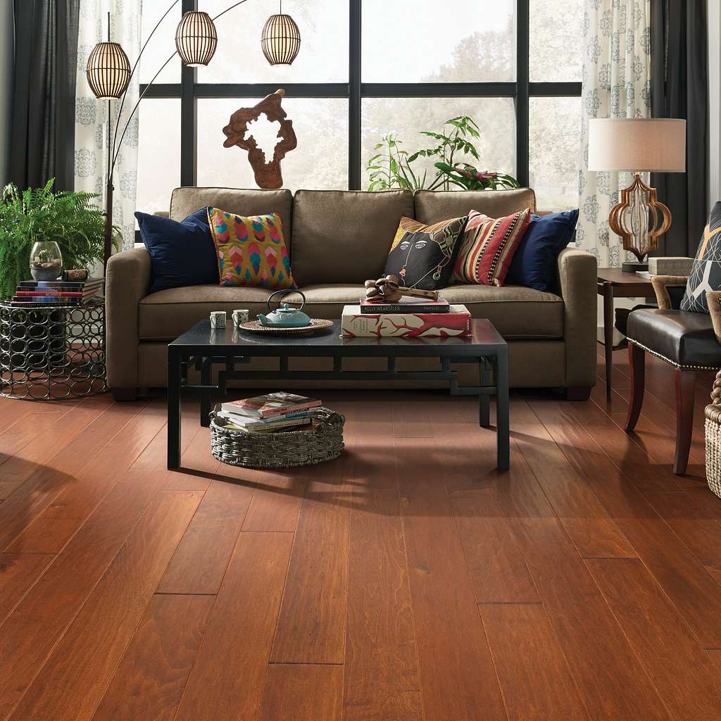 Shaw Coral Springs SW591-00627 Burnside 5" x Random Lengths up to 58.5"  Engineered Scraped Maple Hardwood Flooring (23.66 Sf/Box)