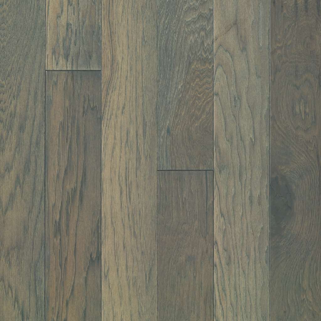 Shaw Northington Brushed Sw670-05054 Greystone Engineered Wire Brushed Hickory Hardwood Flooring (Partial Piece - Sample)