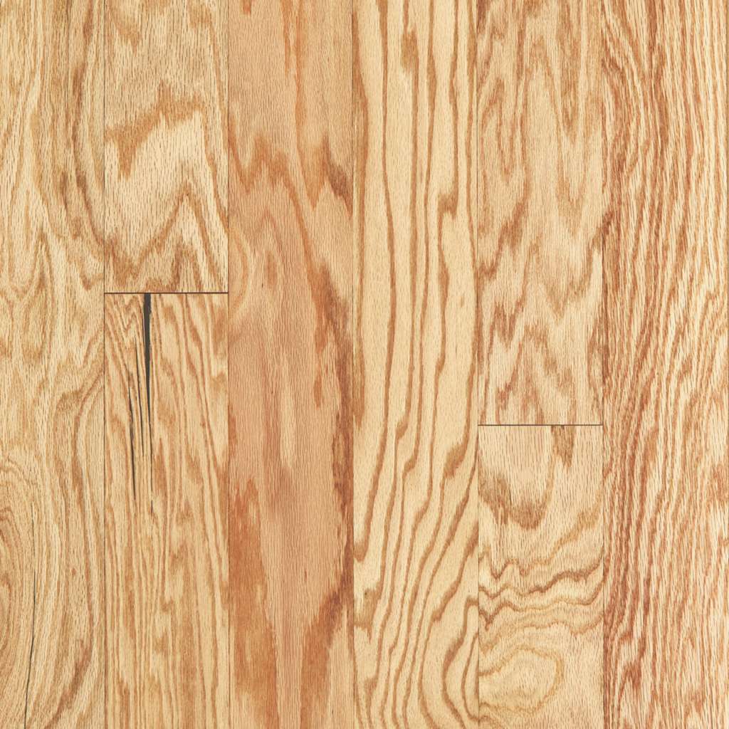 Shaw Timeless Oak 5" SW695-00143 Natural Engineered Smooth Oak Hardwood Flooring (Partial Piece - Sample)