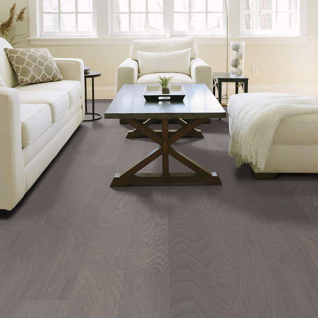 Shaw Villa SW705-05078 Pebble 6.38" x Random Lengths up to 58.56"  Smooth White Oak Hardwood Flooring (30.48 Sf/Box)