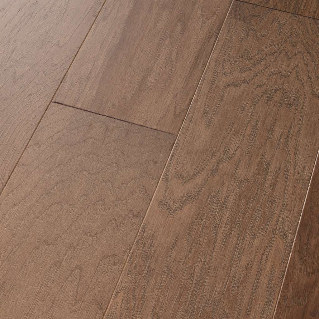 Shaw Alpine Hickory Sw710-02054 Red Clay Smooth Hickory Hardwood Flooring (Partial Piece - Sample)