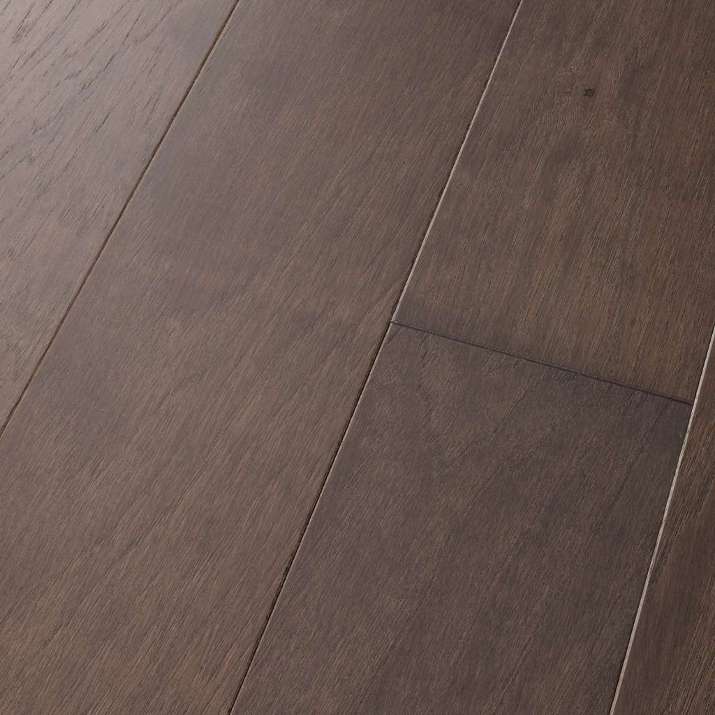 Shaw Alpine Hickory SW710-07065 Metro Brown 6.38" x Random Lengths up to 58.5" Smooth Hickory Hardwood Flooring (30.48 SF/Box)