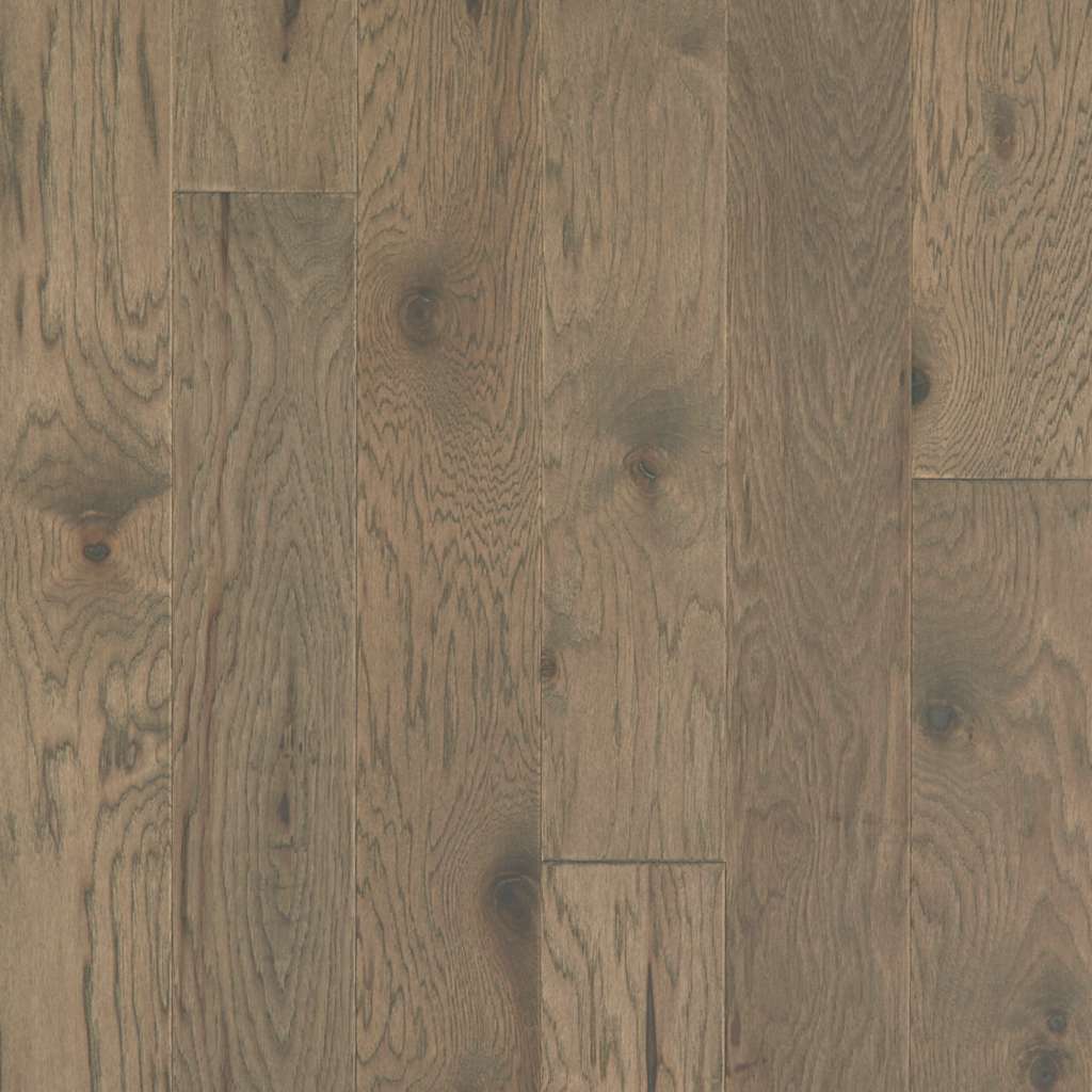 Shaw High Plains 6 3/8 SW712-07069 Hide 6-3 Engineered Wirebrushed Hickory Hardwood Flooring (Partial Piece - Sample)