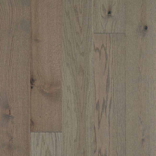 Shaw Exploration Oak Sw713-05094 Journey Engineered Sliced Wire Brushed Oak Hardwood Flooring (Partial Piece - Sample)