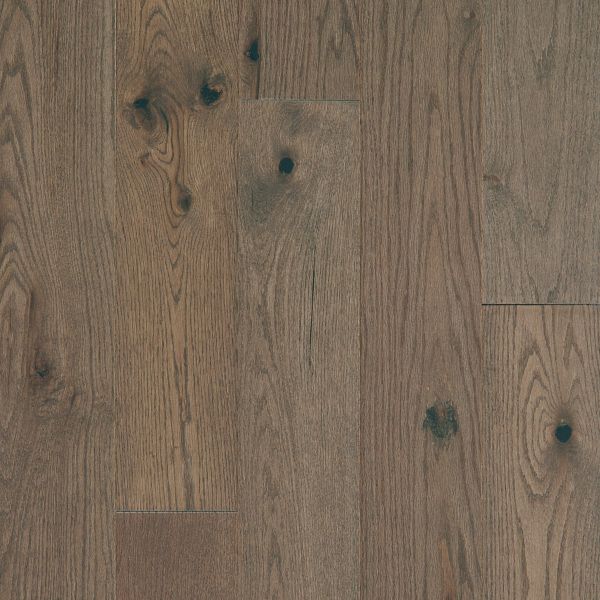 Shaw Exploration Oak Sw713-07075 Port Engineered Sliced Wire Brushed Oak Hardwood Flooring (Partial Piece - Sample)