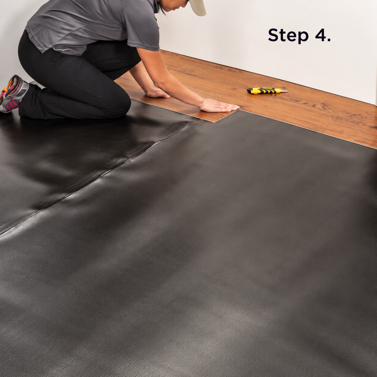 - Shaw Bravo Advanced Underlayment (200 Sq. Ft. / roll) 43" x 57' for Installation of Luxury Vinyl Flooring 330SA