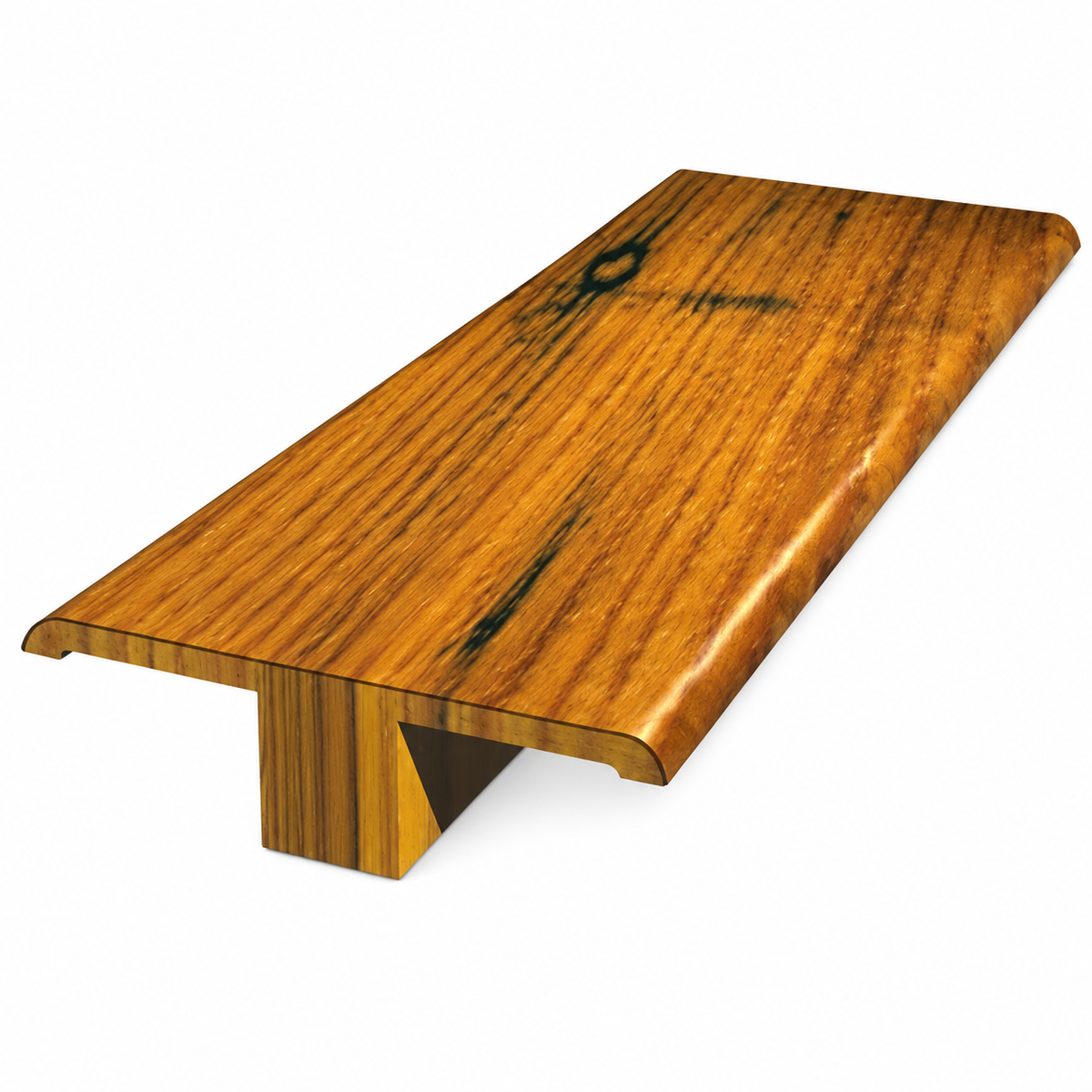 -- Hardwood T-Molding Trim 78" pc. Coordinated Color