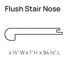 - Stanton Laminate Flush Stair Nose 94