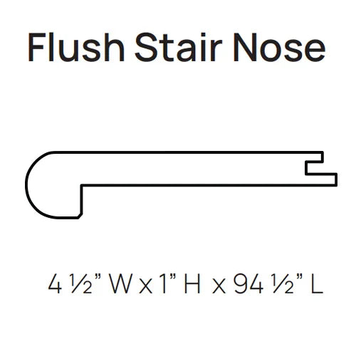 Stanton Laminate Flush Stair Nose 94" Coordinated Color