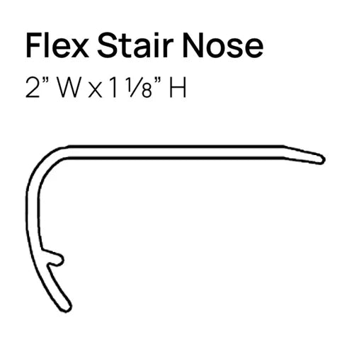 Stanton SPC Flex Stair Nose 94" Coordinated Color