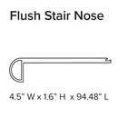 - Stanton SPC Flush Stair Nose 94