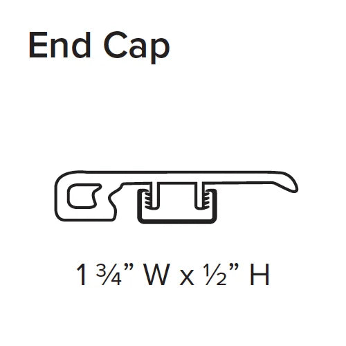 Stanton WPC End Cap 94" Coordinated Color