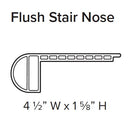 - Stanton WPC Flush Stair Nose 94