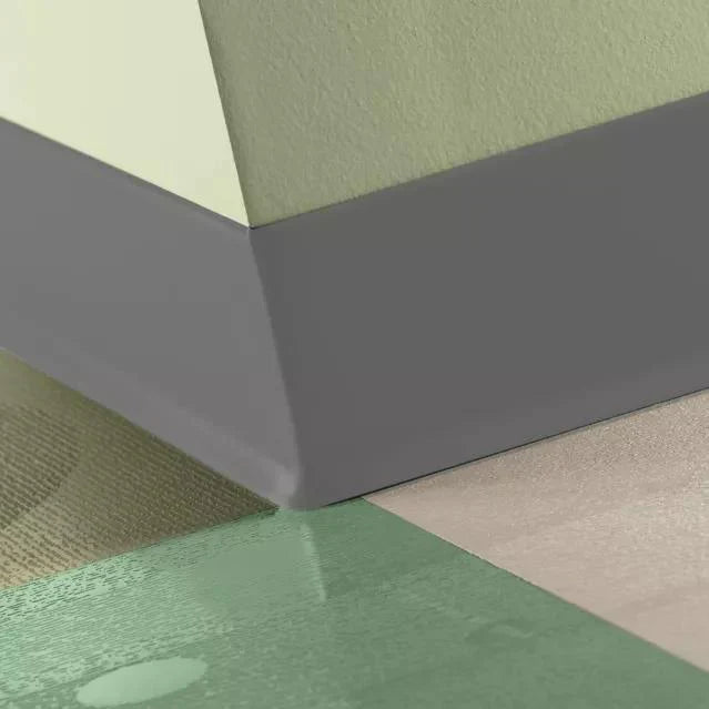 Tarkett Baseworks 2 1/2 inch Thermoset Rubber Wall Base Type TS TG6 Mink 2.5 inch x 120' Roll by 0.125 inch Cove (with Toe)