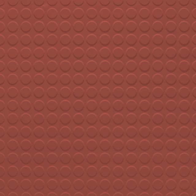 Tarkett / Johnsonite Raised Round Rubber Tile Tg8 Spicy Chip RTTG8RD (Partial Piece - Sample)