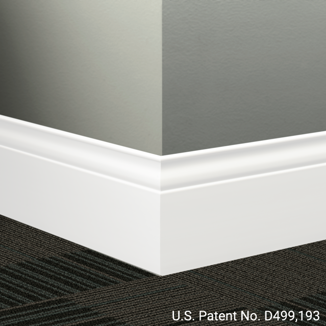 Tarkett / Johnsonite Millwork Inflection 5-1/4" TA5 Colonial Grey (Partial Piece - Sample)