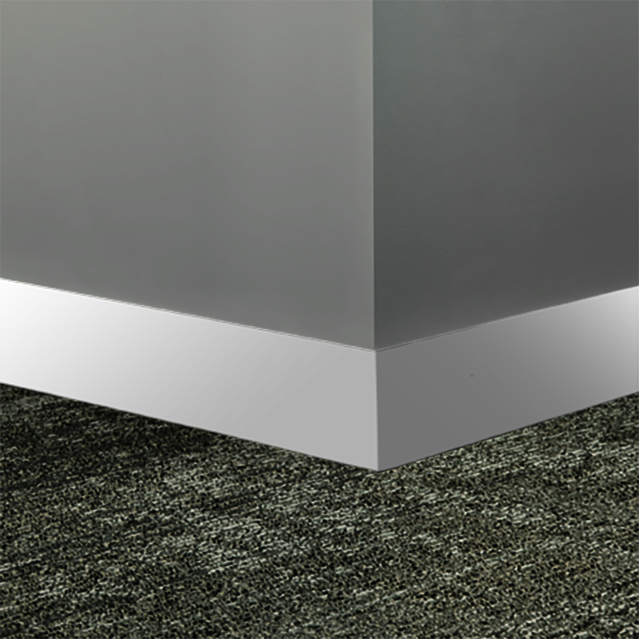 Tarkett / Johnsonite Millwork Monument 4" Vapor 23 Grey (Partial Piece - Sample)
