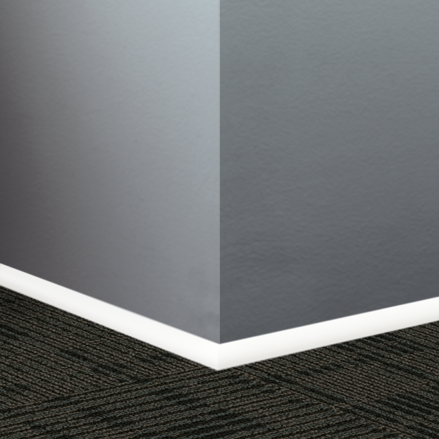 Tarkett / Johnsonite Millwork Quarter Round 1/2"20 Charcoal (Partial Piece - Sample)