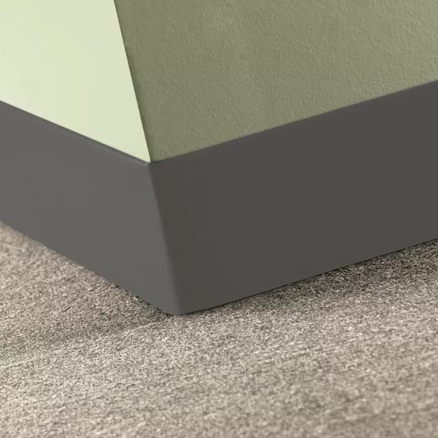 Tarkett / Johnsonite Traditional Vinyl Wall Base CBTTB1 Peppercorn 6" x 4' (30 Pcs. / Box) by .080" Straight (Toeless)