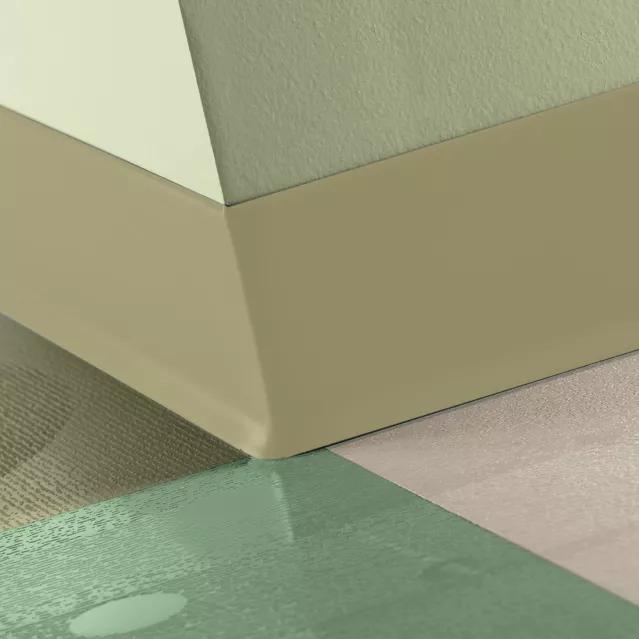 Tarkett / Johnsonite Traditional Vinyl Wall Base CB151 Iguana 2.5" x 4' (30 Pcs. / Box) by 1/8" Cove (with Toe)