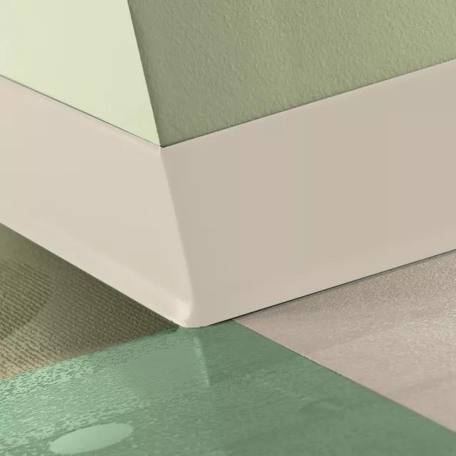 Tarkett / Johnsonite Traditional Vinyl Wall Base CB194 Antique White 2.5" x 120' Roll by 1/8" Cove (with Toe)