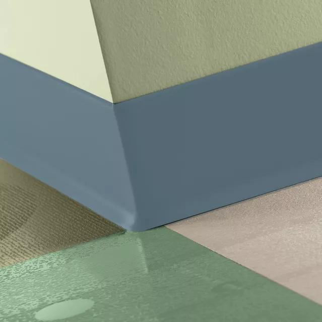Tarkett / Johnsonite Traditional Vinyl Wall Base CB58 Windsor Blue 6" x 120' Roll by .080" Cove (with Toe)