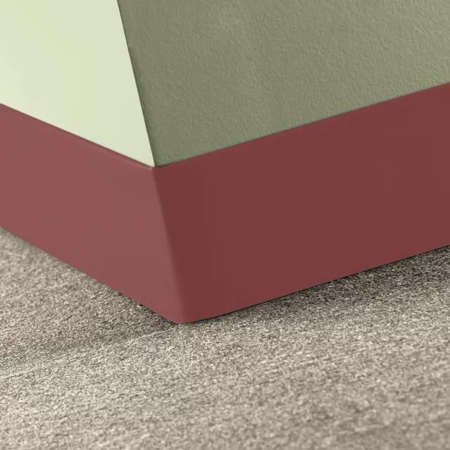 Tarkett / Johnsonite Traditional Duracove Rubber Wall Base DCTVL7 Sailor Red 6" x 4' by 1/8" (25 Pcs. / Box) Straight (Toeless)