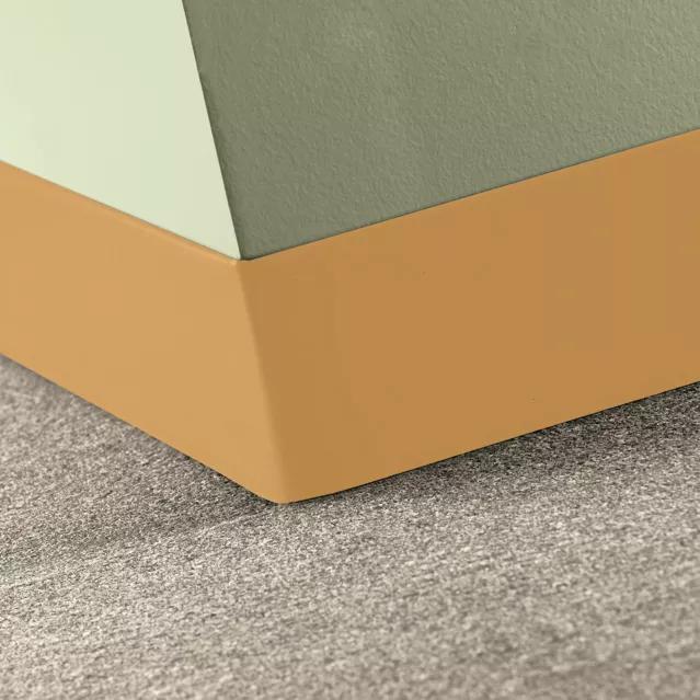 Tarkett / Johnsonite Traditional Duracove Rubber Wall Base DCTVM8 Mr. Sunshine 6" x 100' Roll by 1/8" Straight (Toeless)