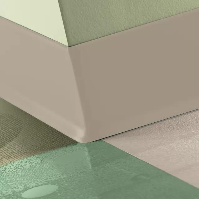 Tarkett / Johnsonite Traditional Duracove Rubber Wall Base #09 Clay 6" x 100' Roll by 1/8" Cove – product image showing size, style, and brand details.