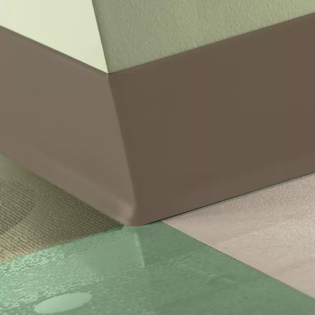 Tarkett / Johnsonite Traditional Duracove Rubber Wall Base #101 Seaweed 6" x 100' Roll by 1/8" Cove – product image showing size, style, and brand details.