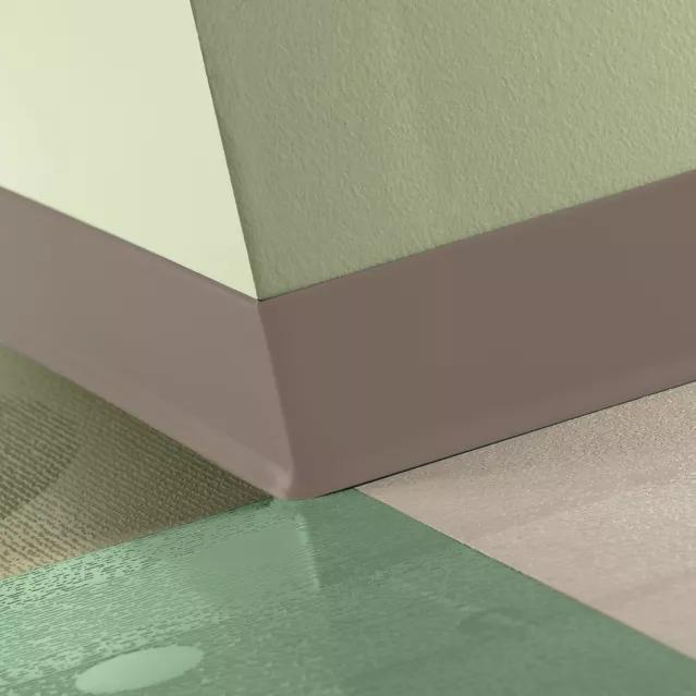 Tarkett / Johnsonite Traditional Duracove Rubber Wall Base DC107 Neutrality 2.5" x 120' Roll by 1/8" Cove (with Toe)