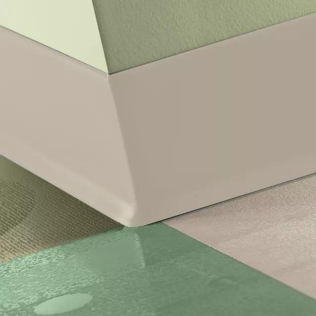 Tarkett / Johnsonite Traditional Duracove Rubber Wall Base #11 Canvas 6" x 100' Roll by 1/8" Cove – product image showing size, style, and brand details.