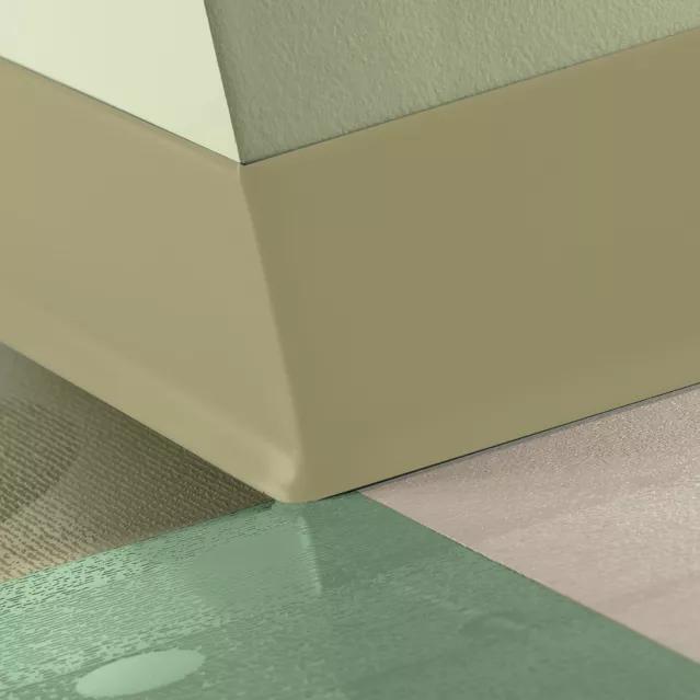 Tarkett / Johnsonite Traditional Duracove Rubber Wall Base #151 Iguana 6" x 4' by 1/8" Cove – product image showing size, style, and brand details.