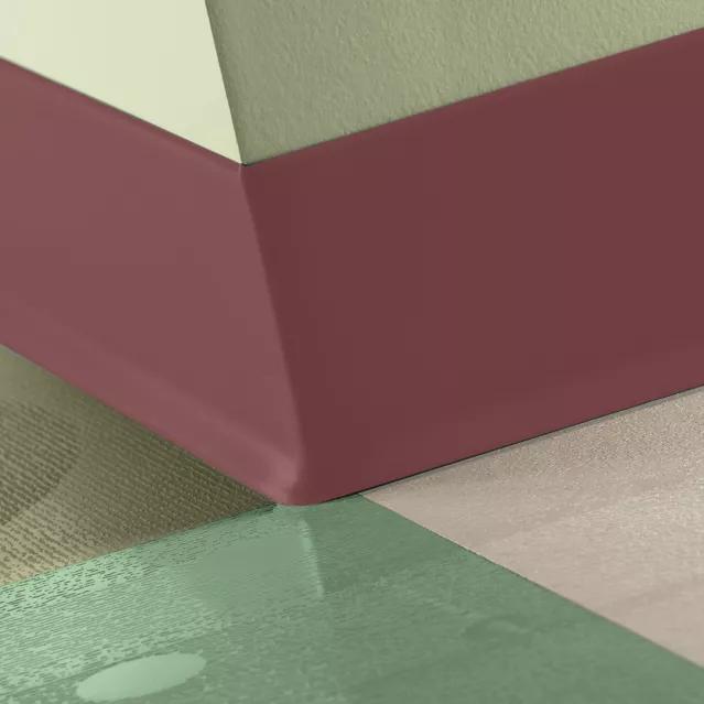 Tarkett / Johnsonite Traditional Duracove Rubber Wall Base #163 Salsa 6" x 100' Roll by 1/8" Cove – product image showing size, style, and brand details.