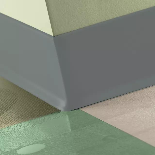 Tarkett / Johnsonite Traditional Duracove Rubber Wall Base #178 Ironstone 6" x 4' by 1/8" Cove – product image showing size, style, and brand details.