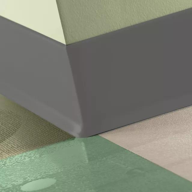 Tarkett / Johnsonite Traditional Duracove Rubber Wall Base #197 Shaded 6" x 4' by 1/8" Cove – product image showing size, style, and brand details.