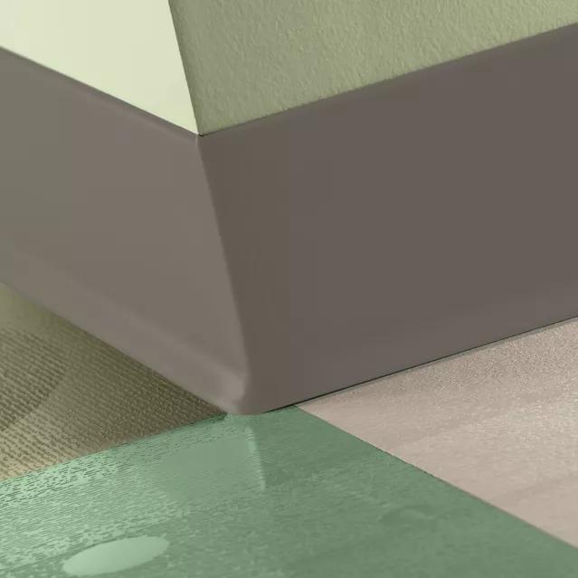 Tarkett / Johnsonite Traditional Duracove Rubber Wall Base #283 Toast 6" x 4' by 1/8" Cove – product image showing size, style, and brand details.